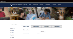 Desktop Screenshot of library.gobbc.edu